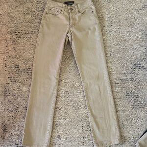 Aeropostale Women's Tan Straight Leg Jean size 000 Regular